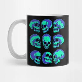 Neon faces of Death Mug